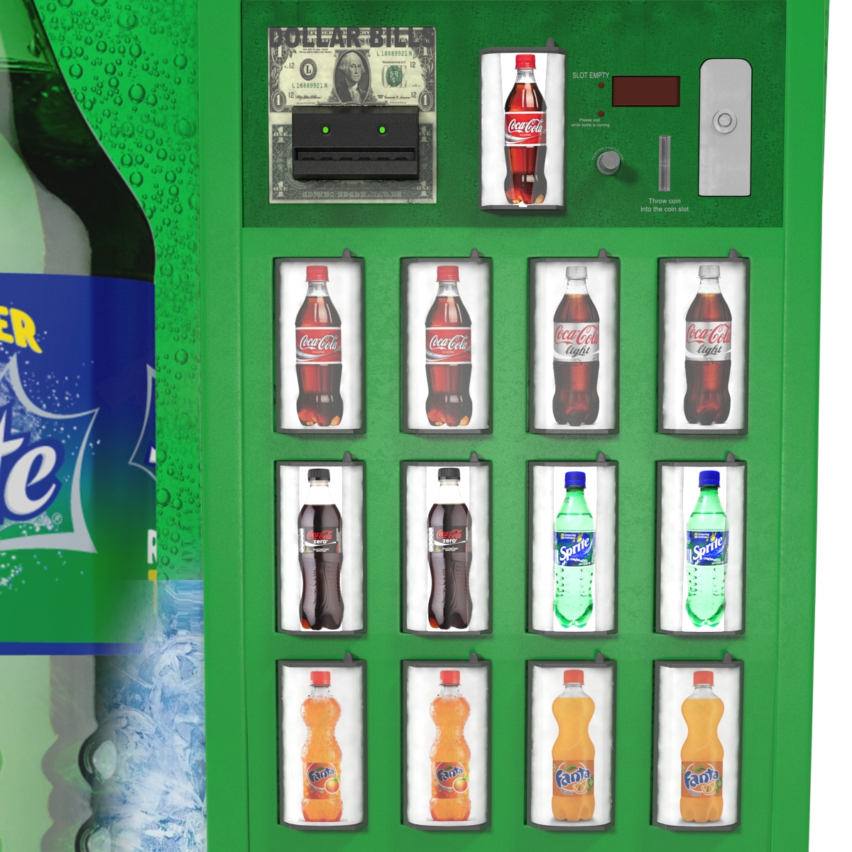 Sprite Vending Machine 3D