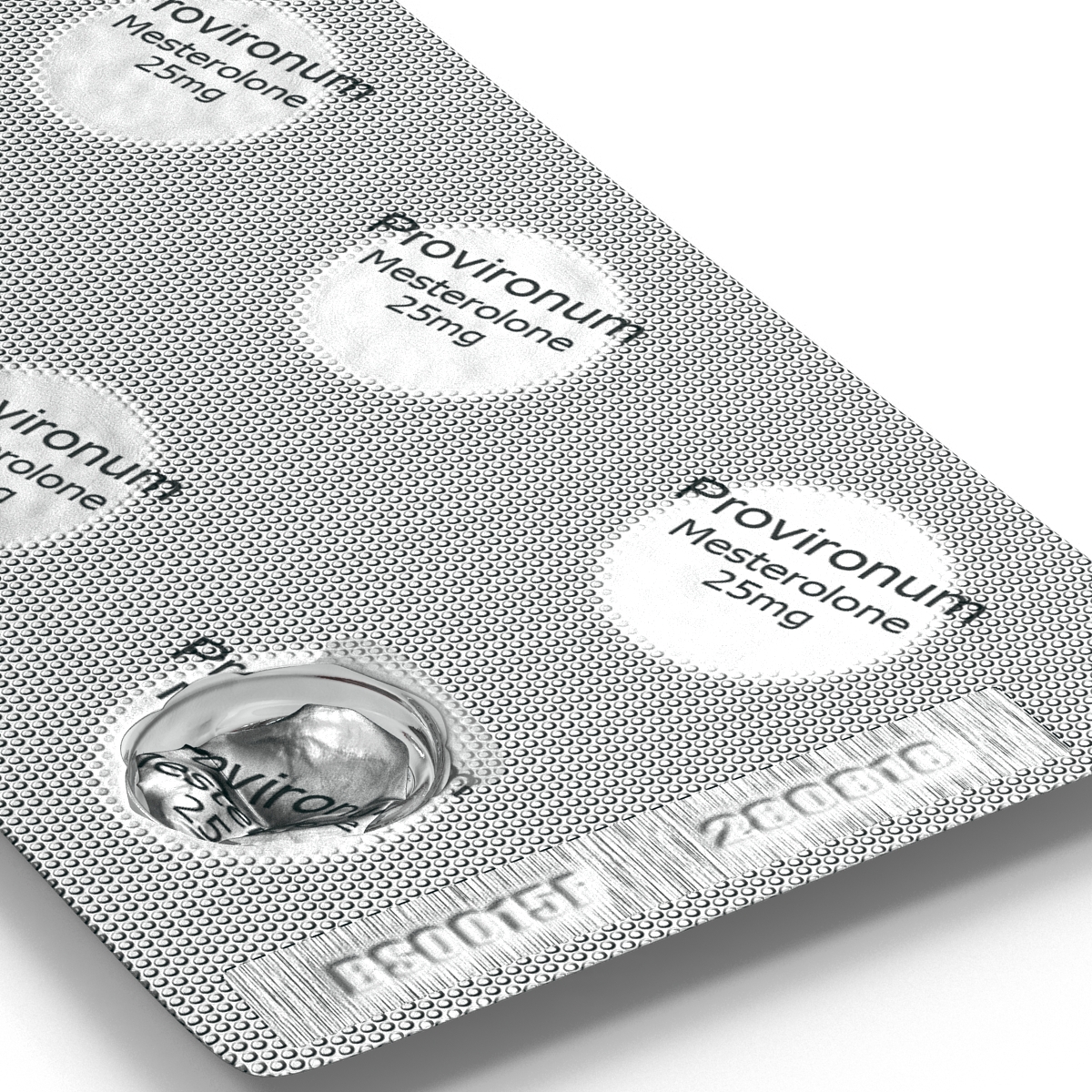 Small Round Blister Pill Pack 3D model