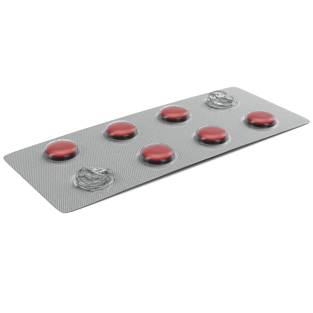 Small Round Blister Pill Pack 3D model