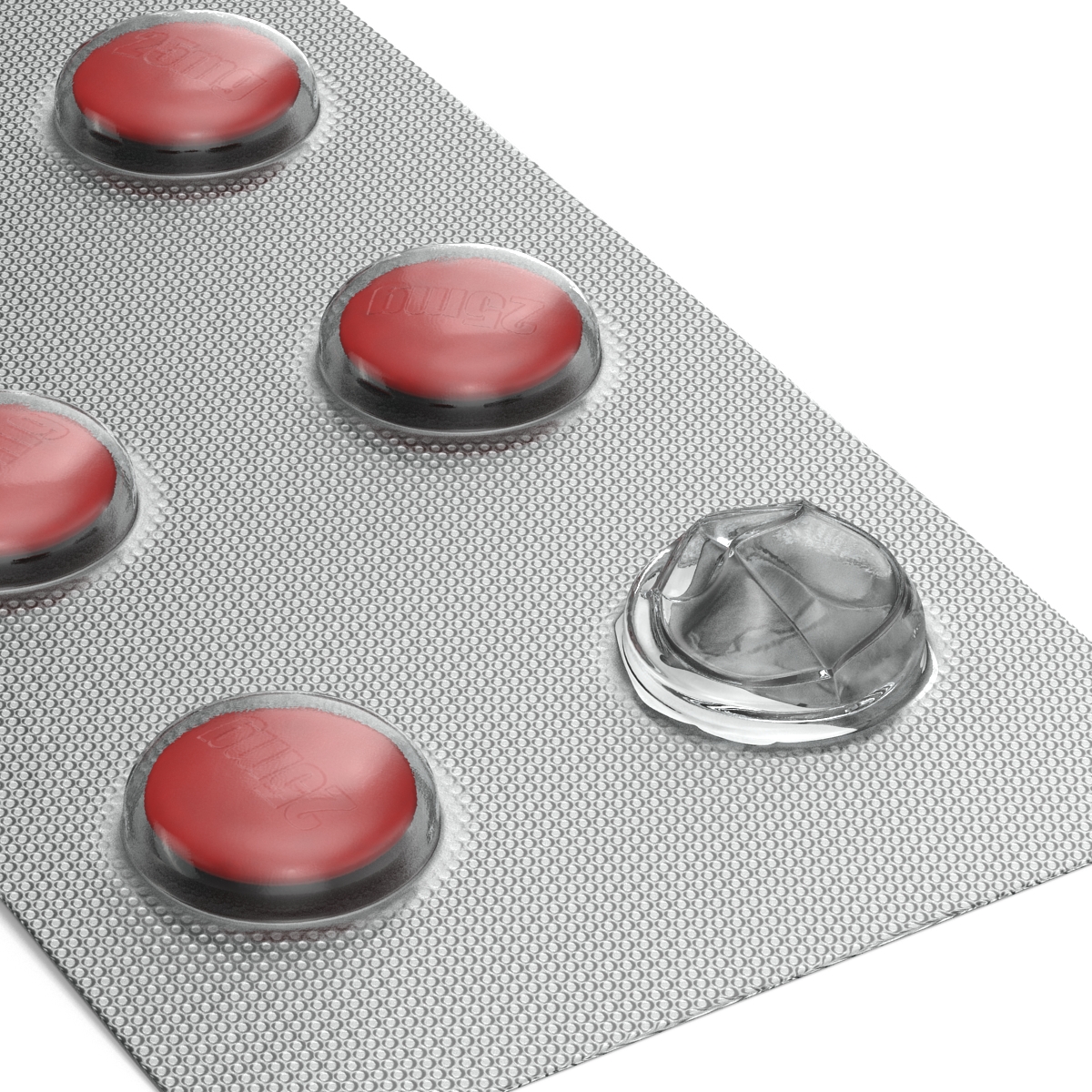 Small Round Blister Pill Pack 3D model