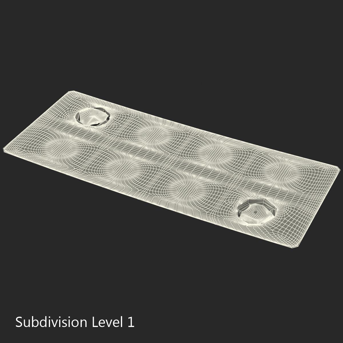 Small Round Blister Pill Pack 3D model