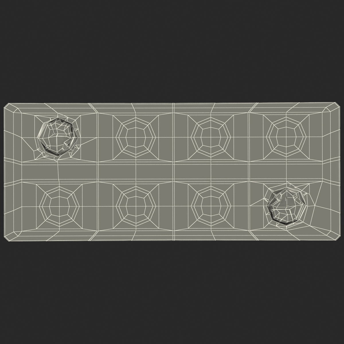 Small Round Blister Pill Pack 3D model