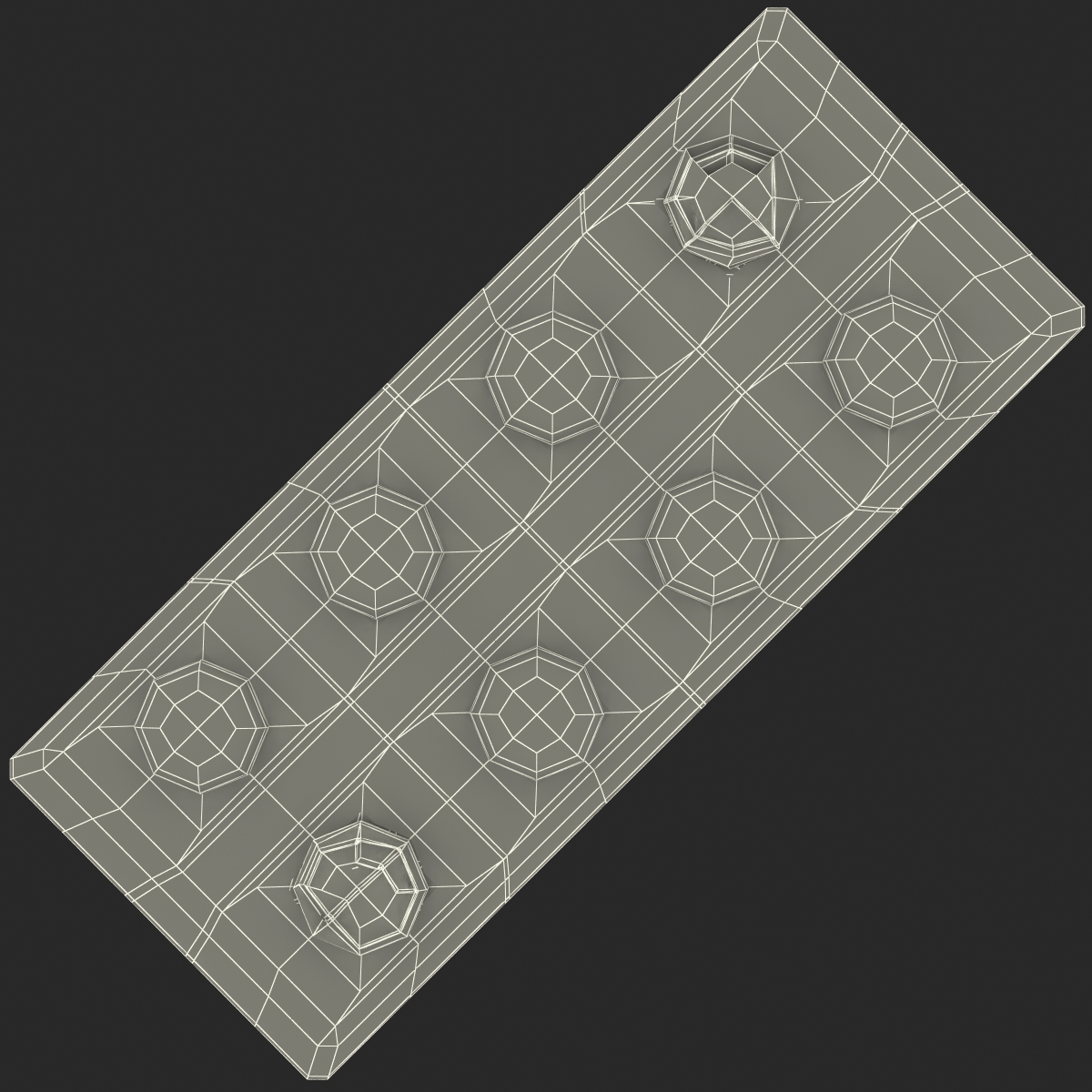 Small Round Blister Pill Pack 3D model