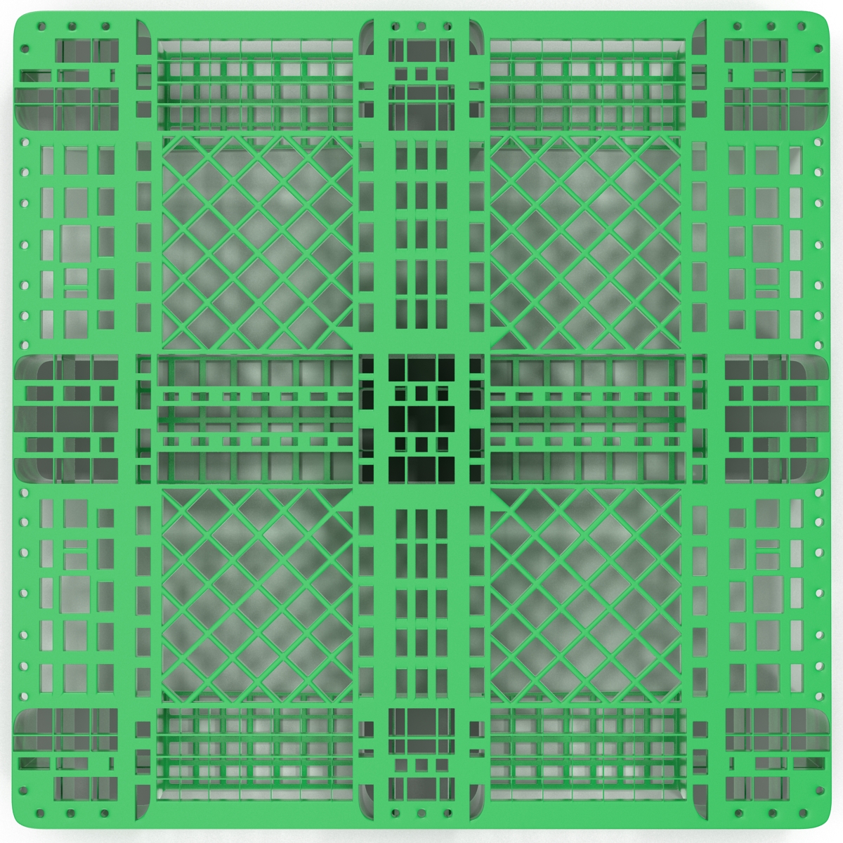 3D model Plastic Pallet Green