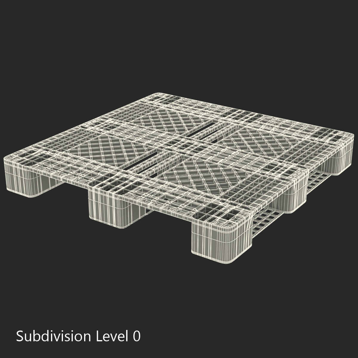 Plastic Pallet 3D model