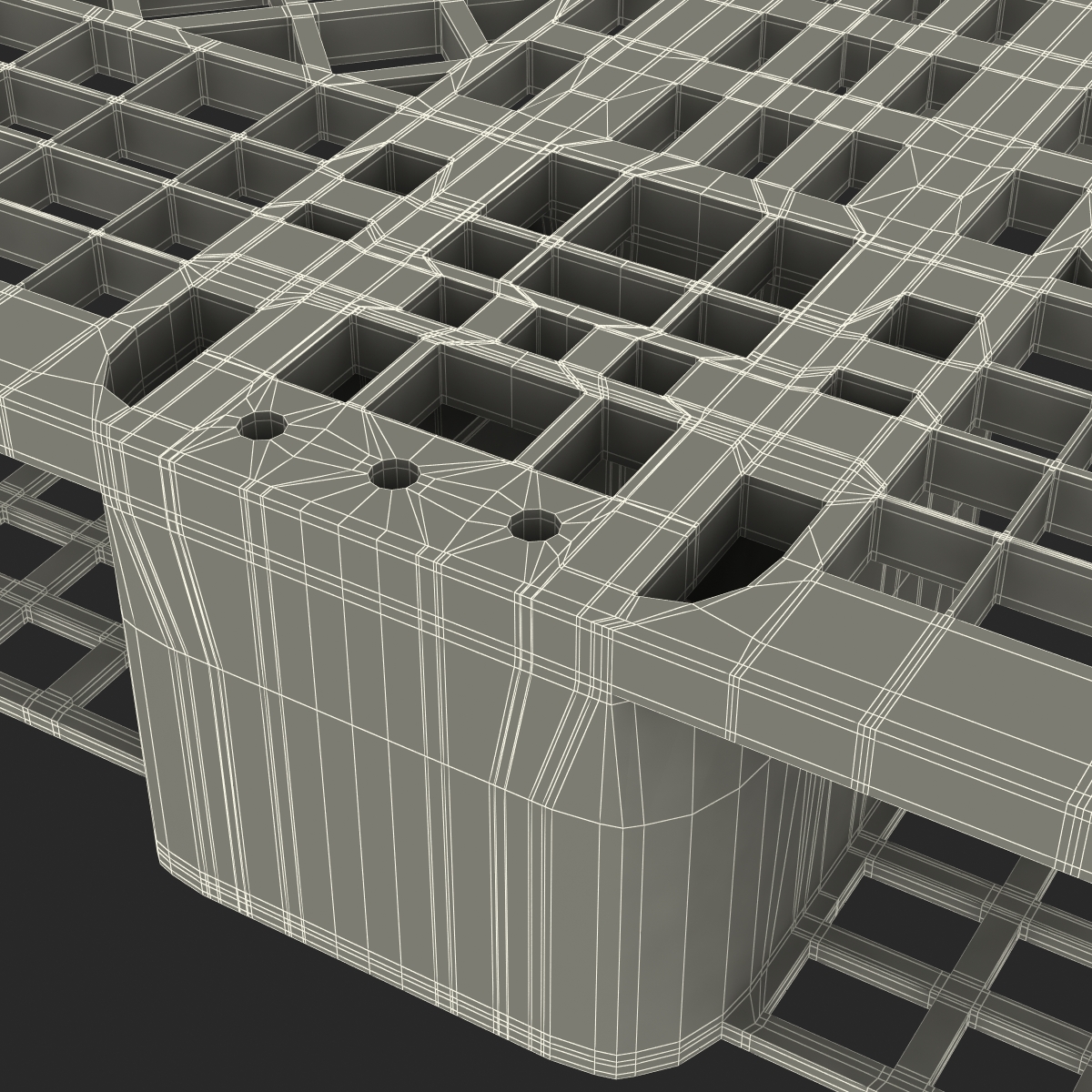 Plastic Pallet 3D model