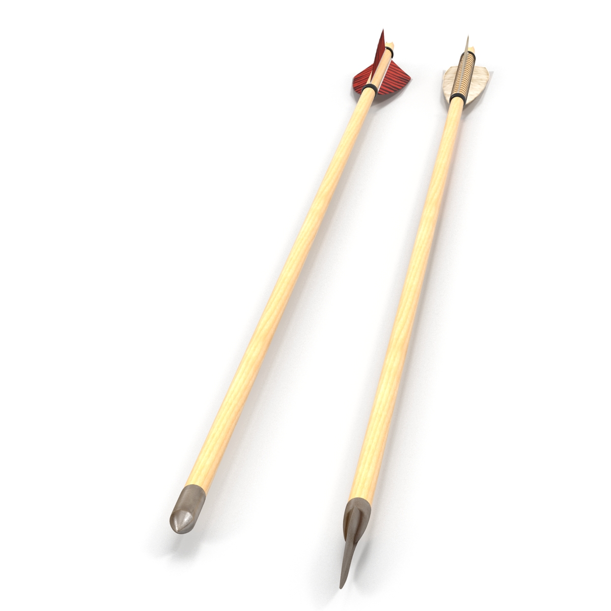 Bow Arrows Set 3D model