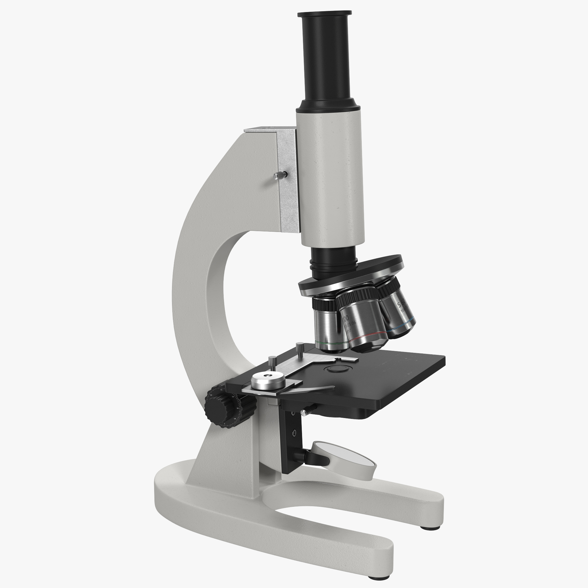 3D Medical Microscope model