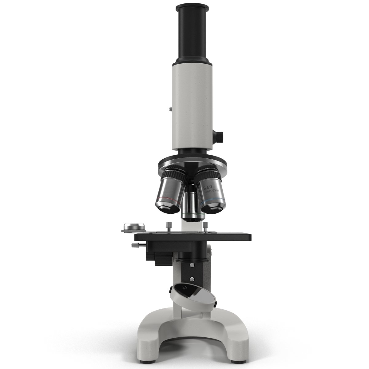 3D Medical Microscope model