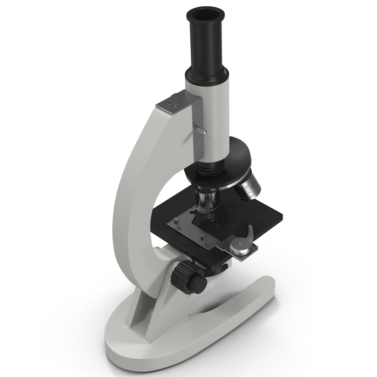 3D Medical Microscope model