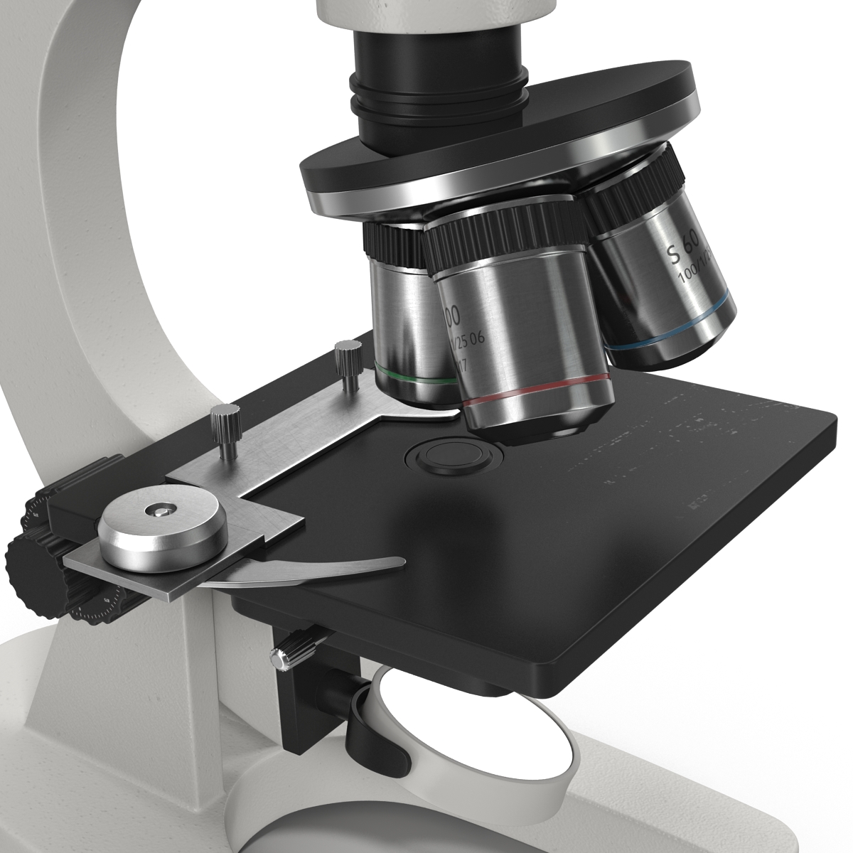 3D Medical Microscope model