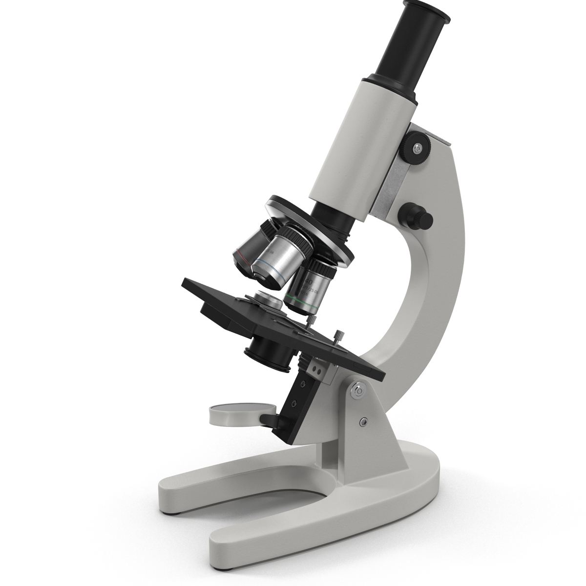 3D Medical Microscope model