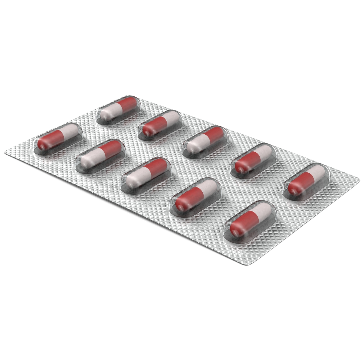 3D model Capsule Blister Pill Pack