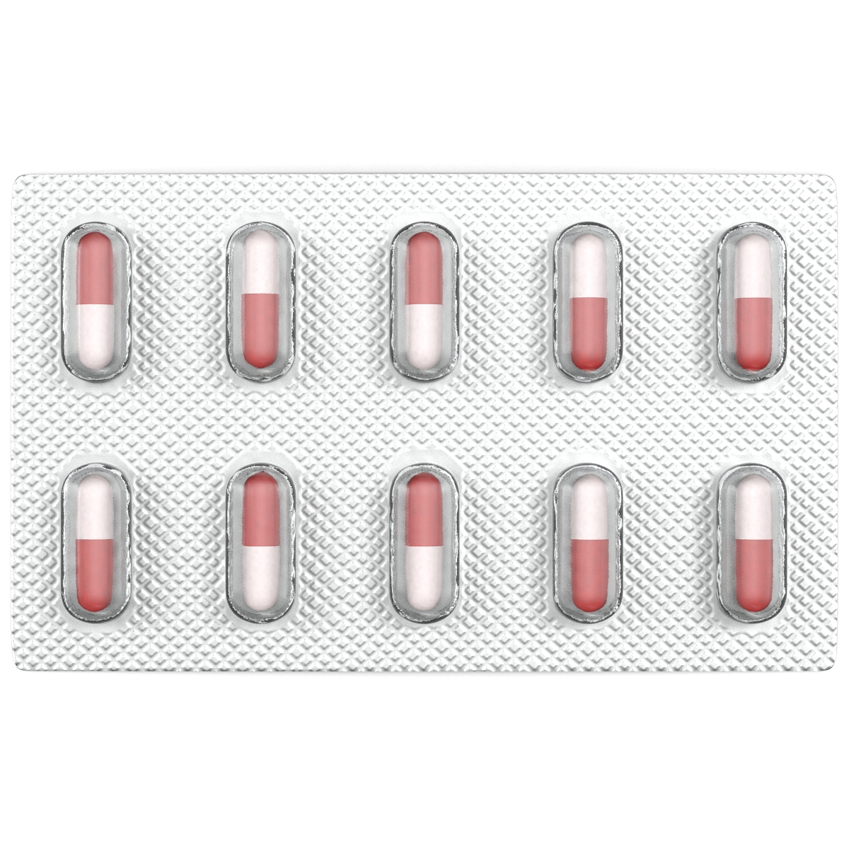 3D model Capsule Blister Pill Pack