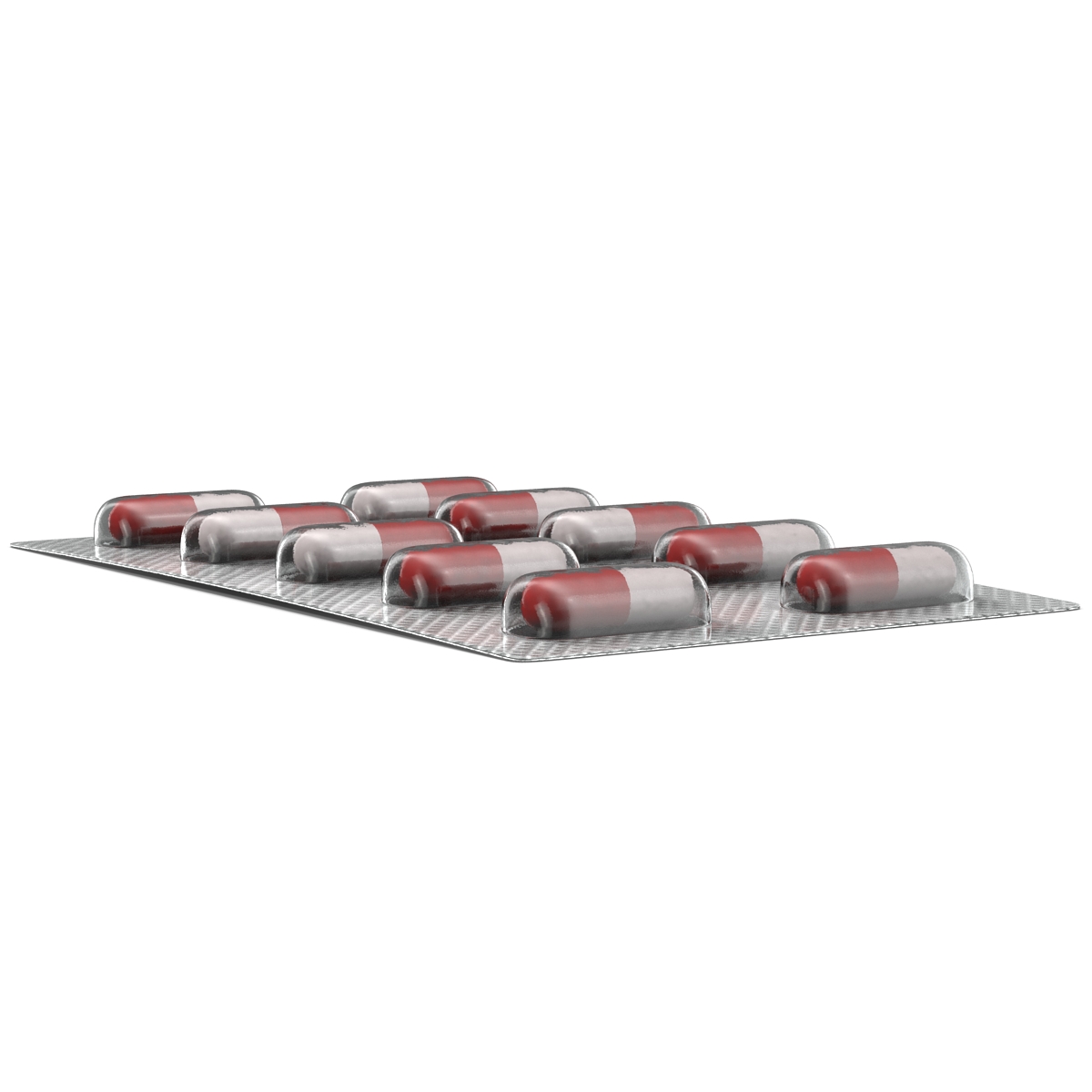 3D model Capsule Blister Pill Pack
