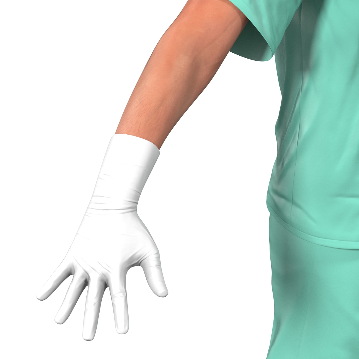 Male Surgeon Caucasian 3D