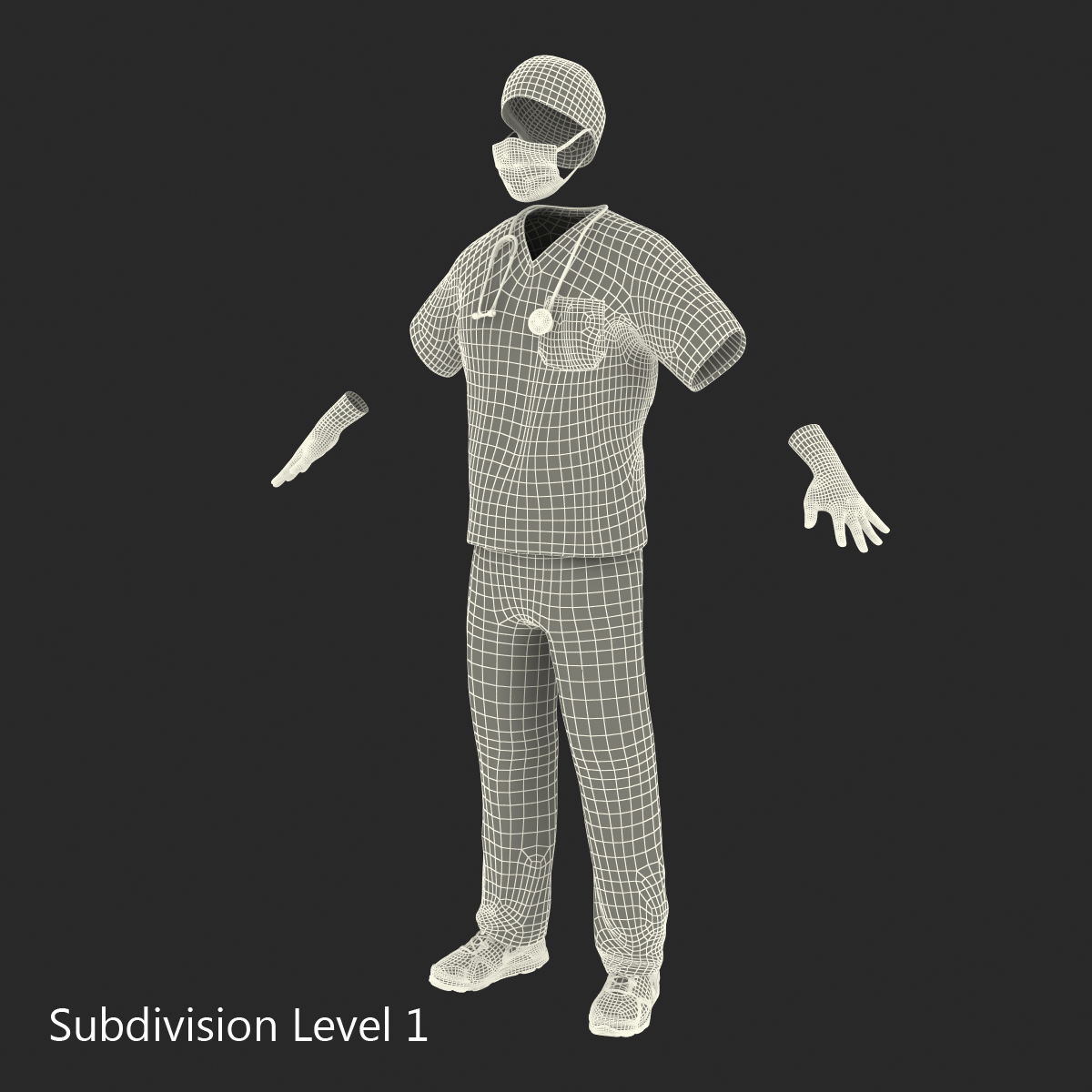 3D Surgeon Dress 17