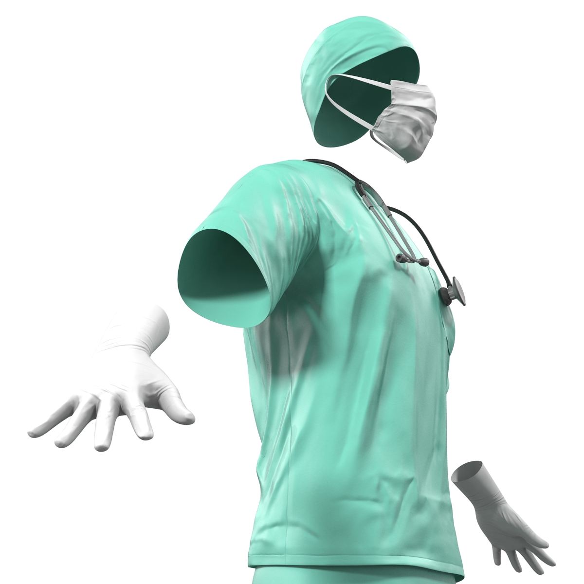 3D Surgeon Dress 17