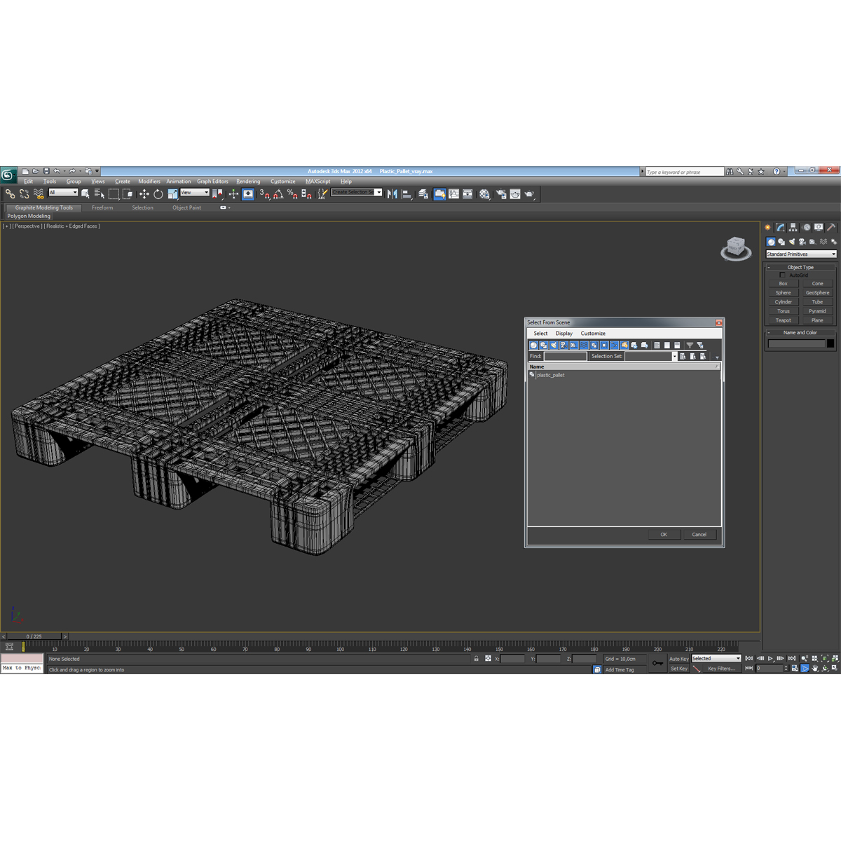 Plastic Pallet 3D model