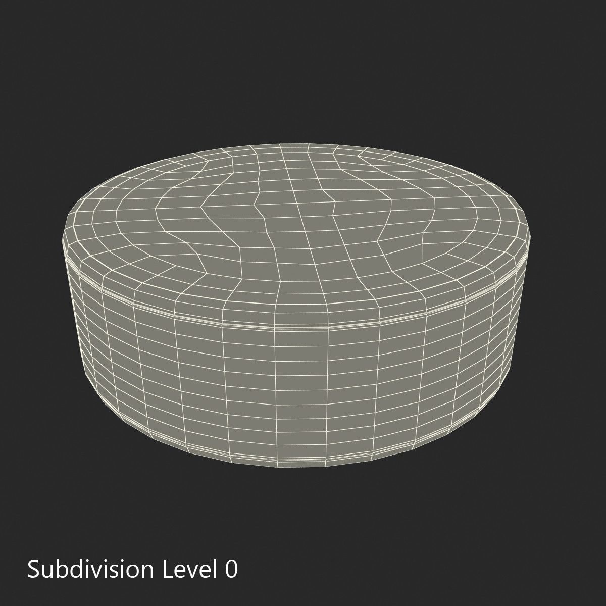 3D Hockey Puck 3 model