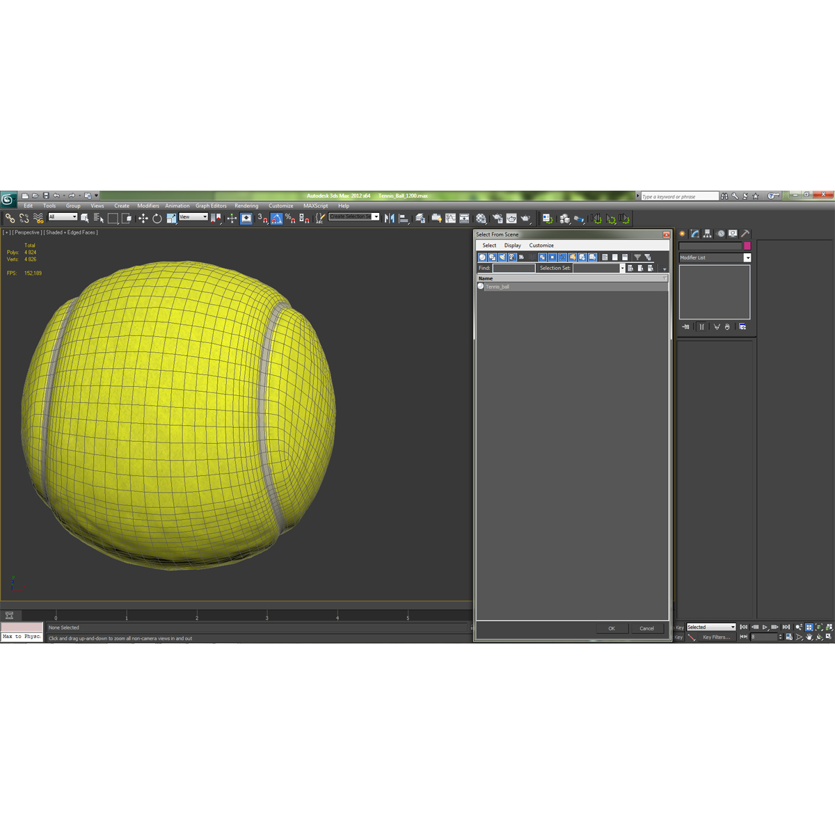 3D Tennis Ball