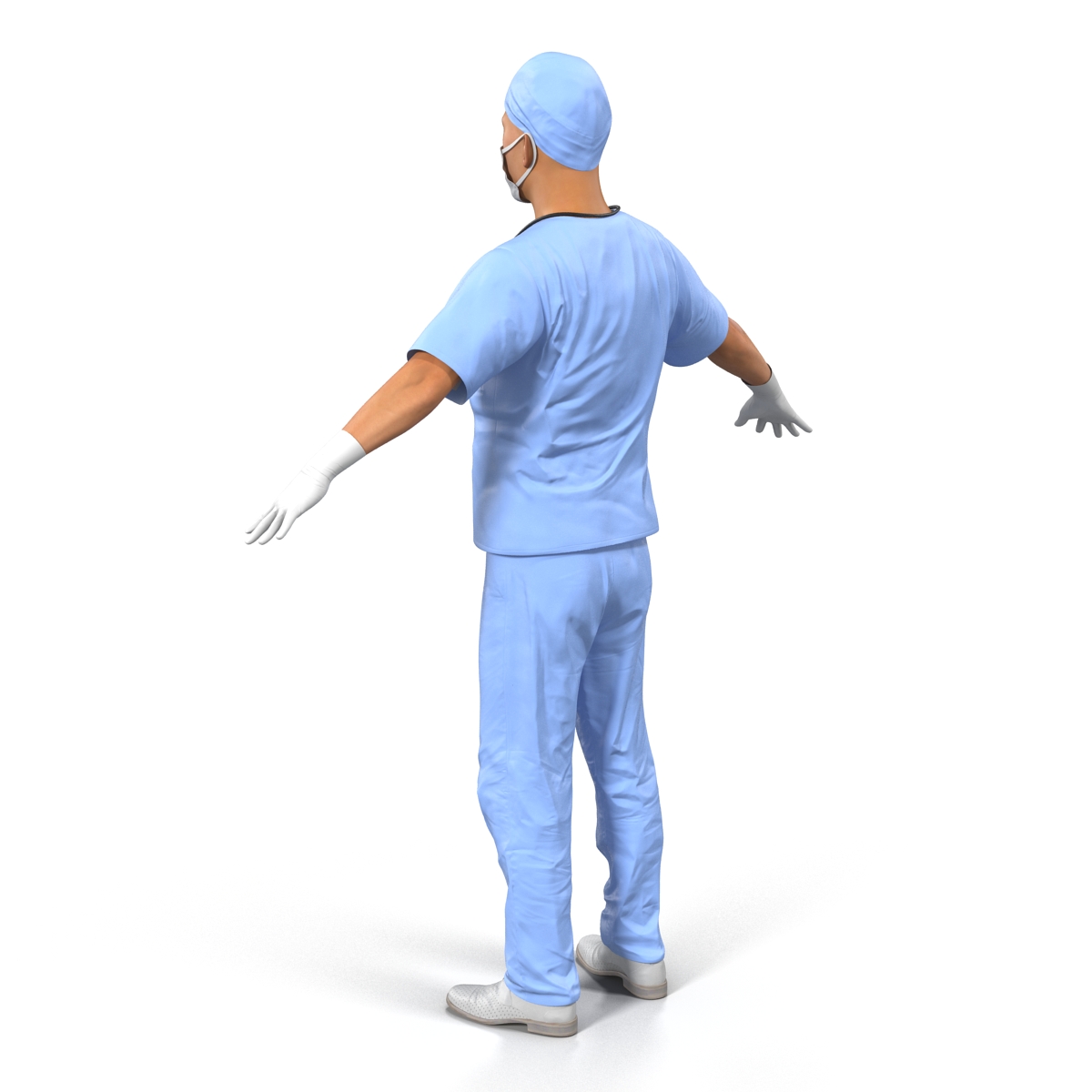 3D Male Surgeon Asian model