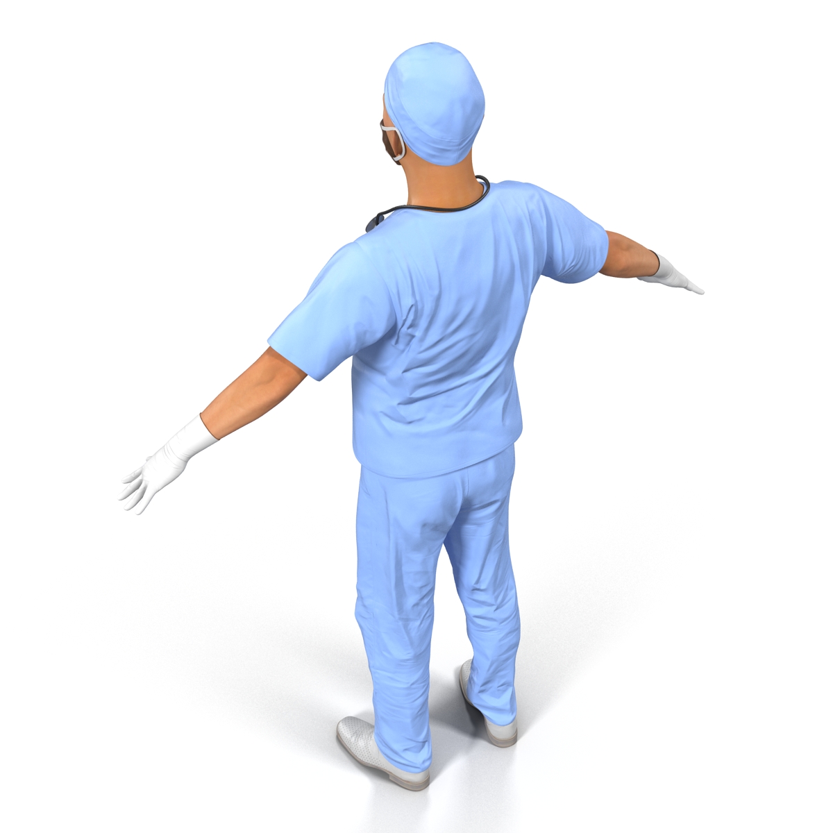 3D Male Surgeon Asian model