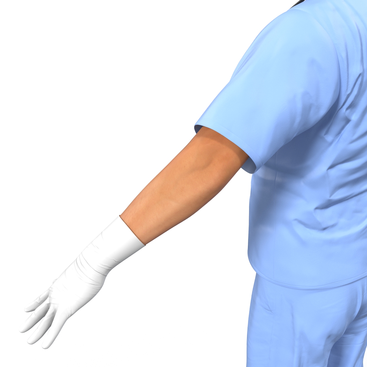 3D Male Surgeon Asian model