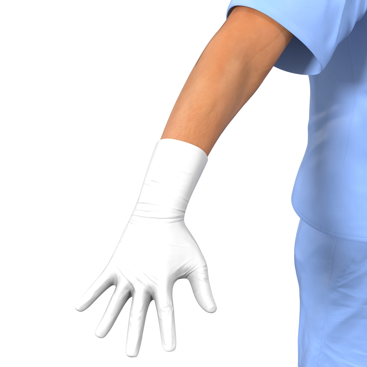 3D Male Surgeon Asian model