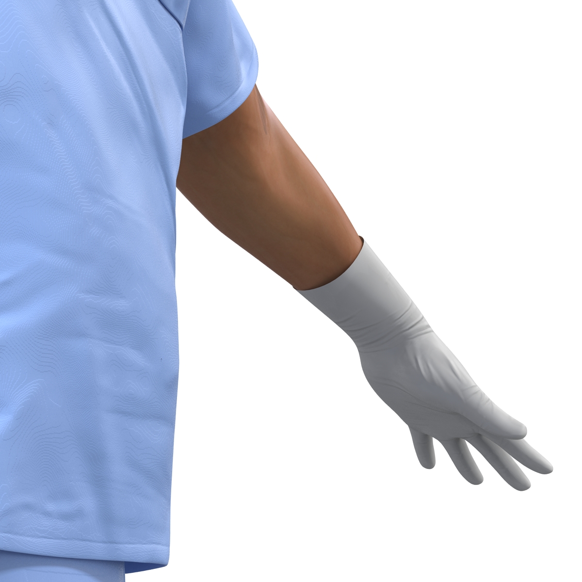 3D Male Surgeon Asian model