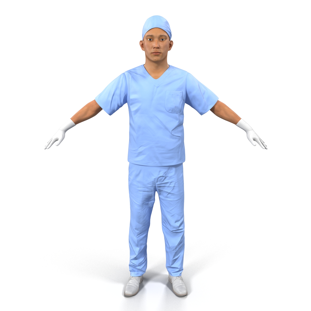 3D model Male Surgeon Asian 2