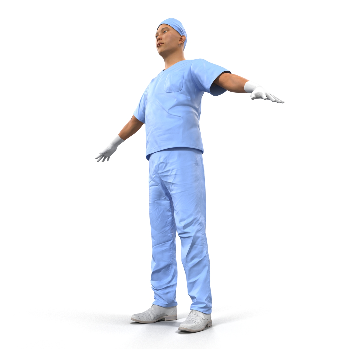 3D model Male Surgeon Asian 2