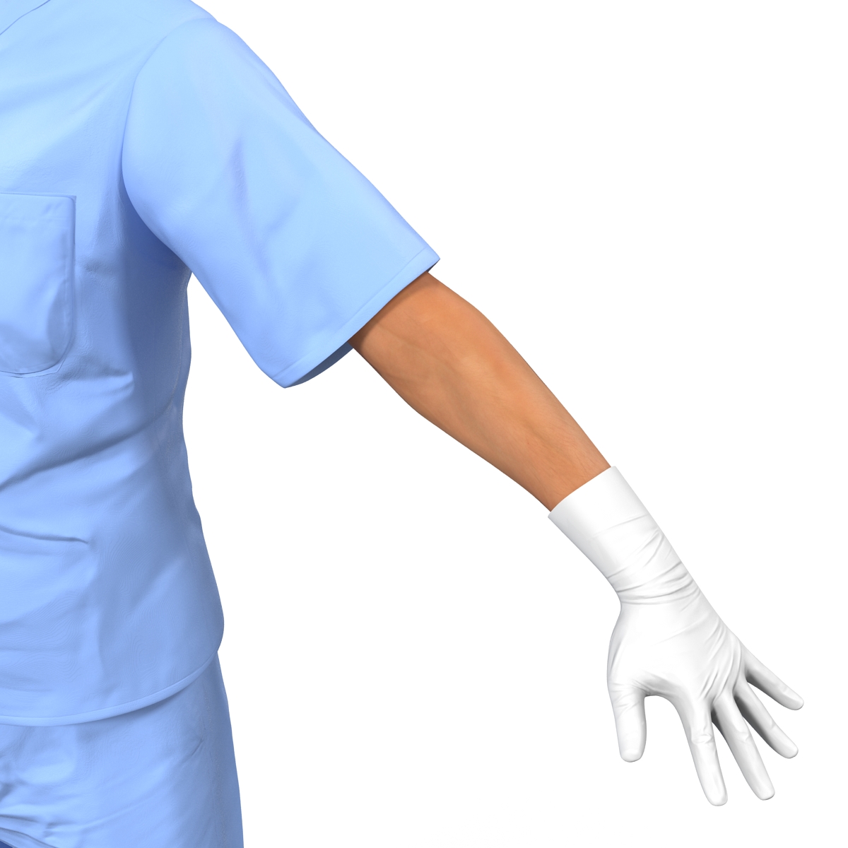 3D model Male Surgeon Asian 2