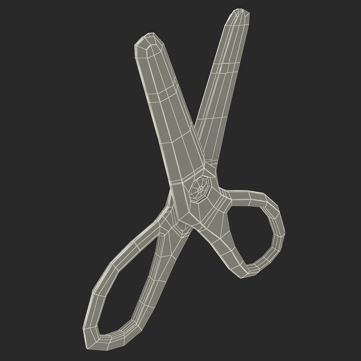 Scissors 3 Yellow 3D