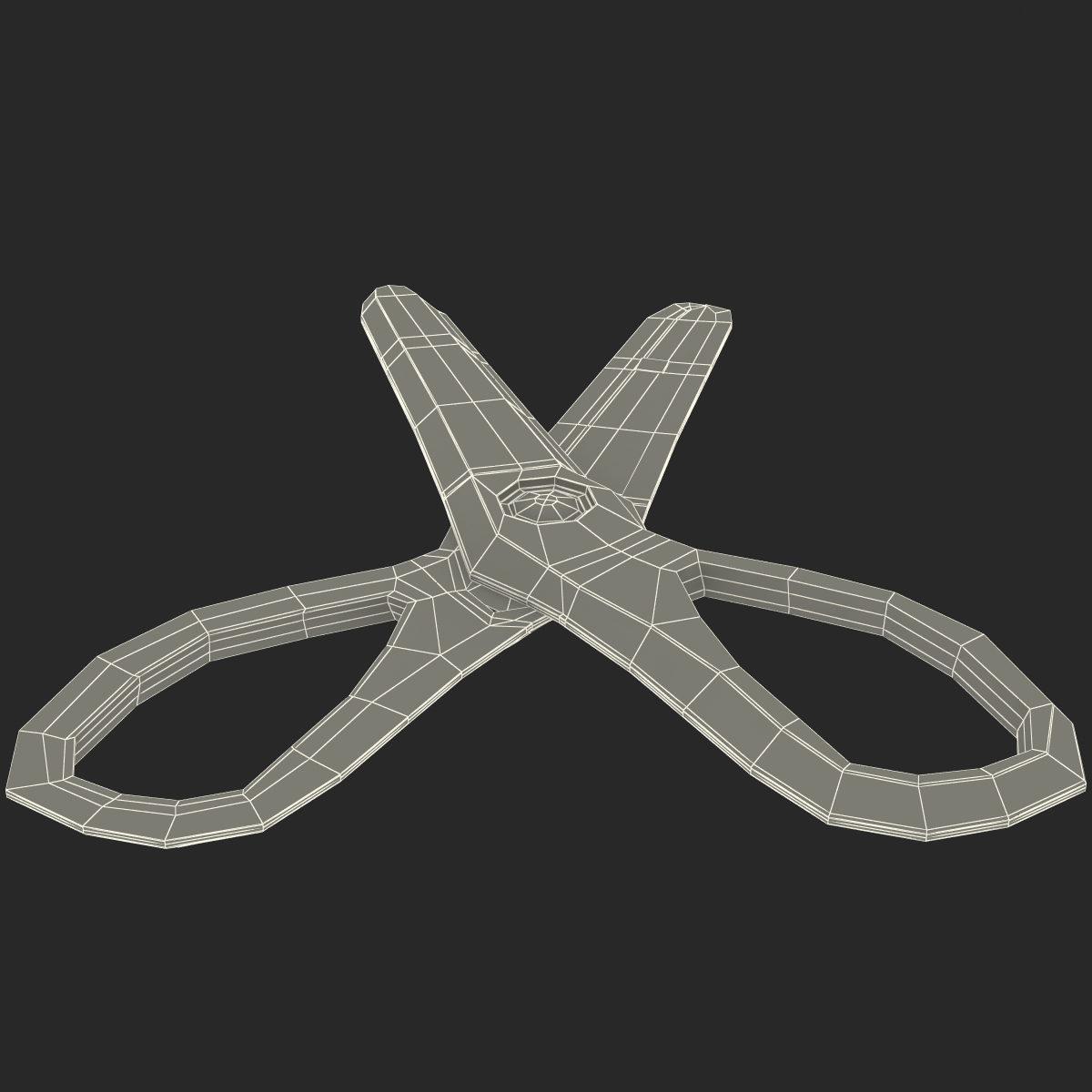 Scissors 3 Yellow 3D