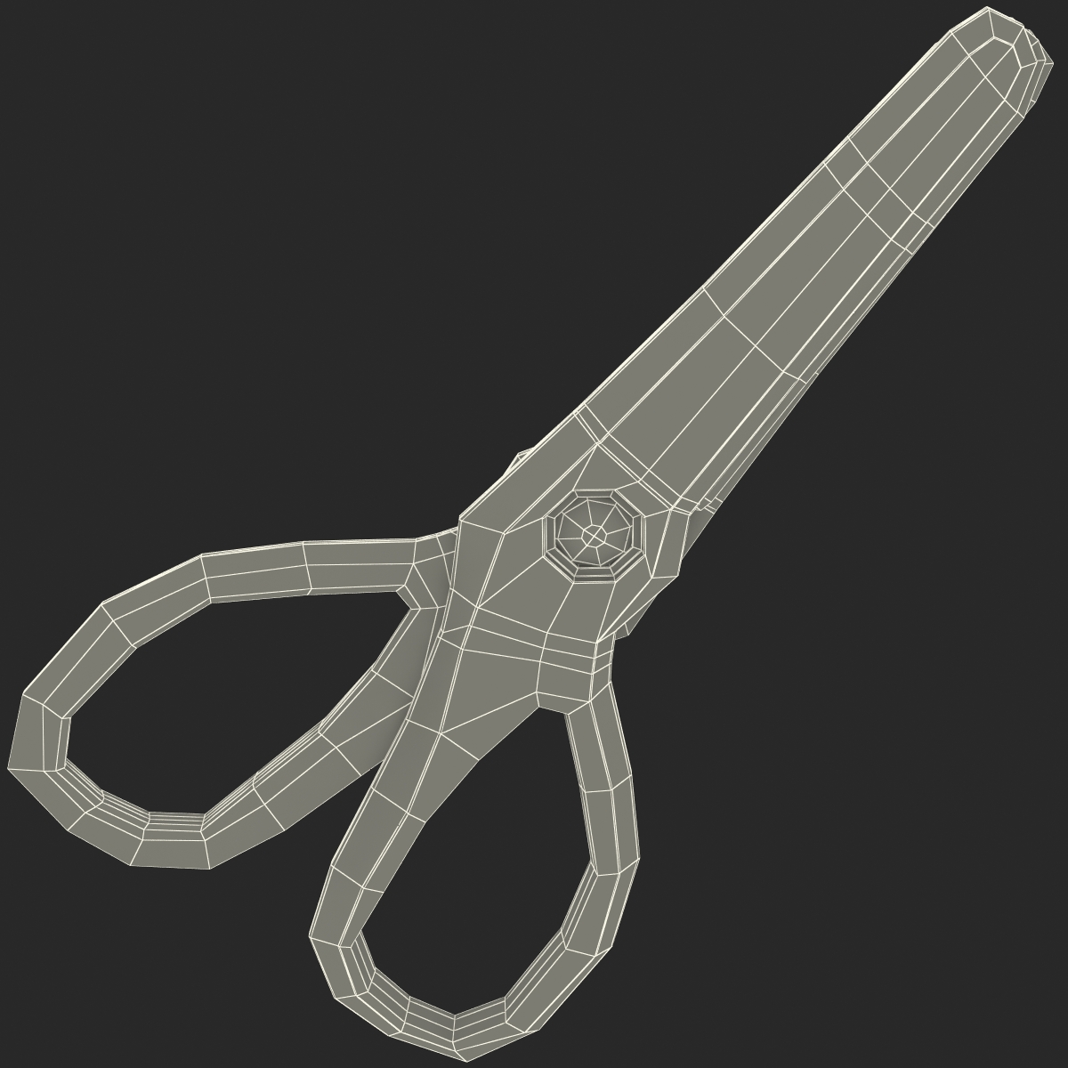 Scissors 3 Yellow 3D