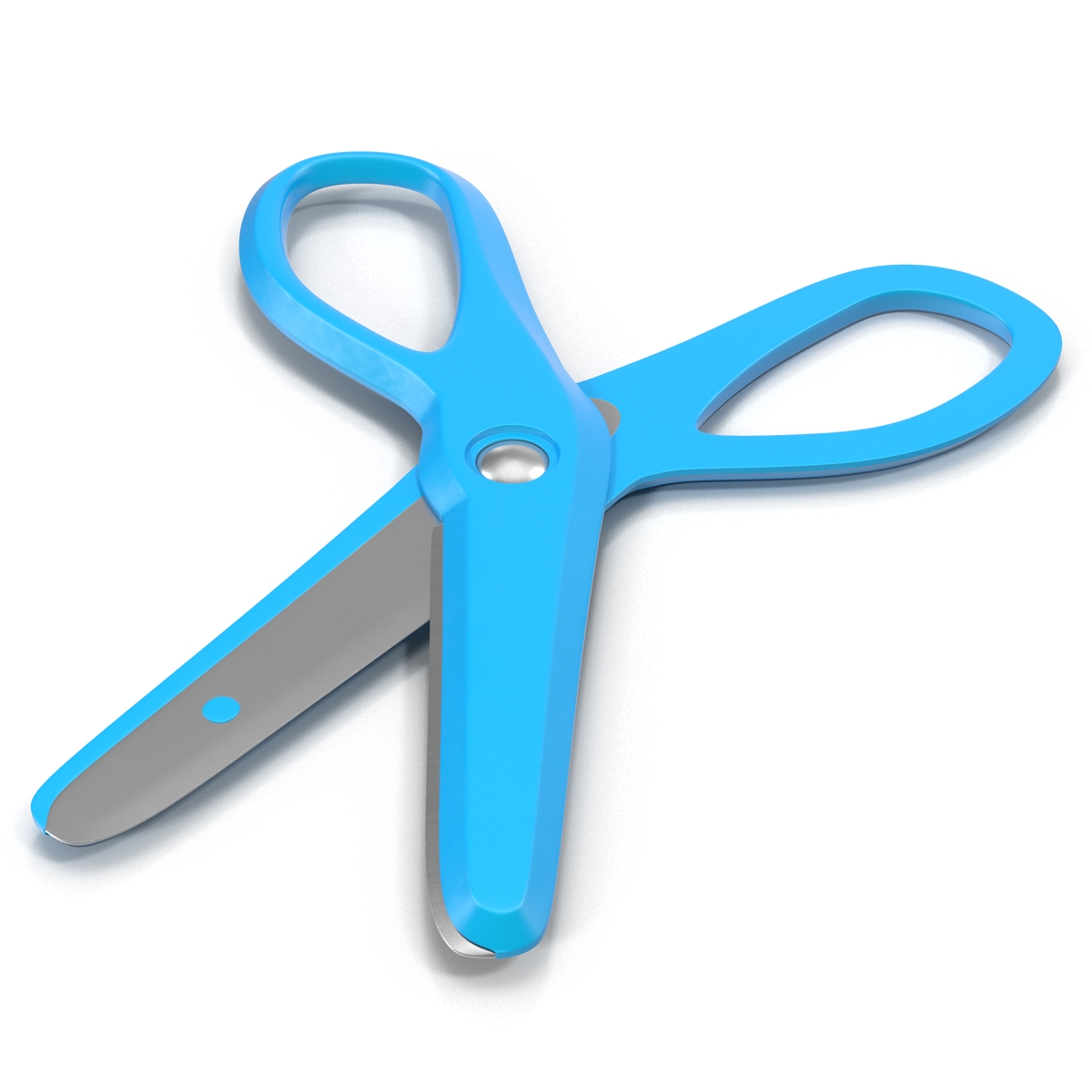 3D model Scissors 3 Blue