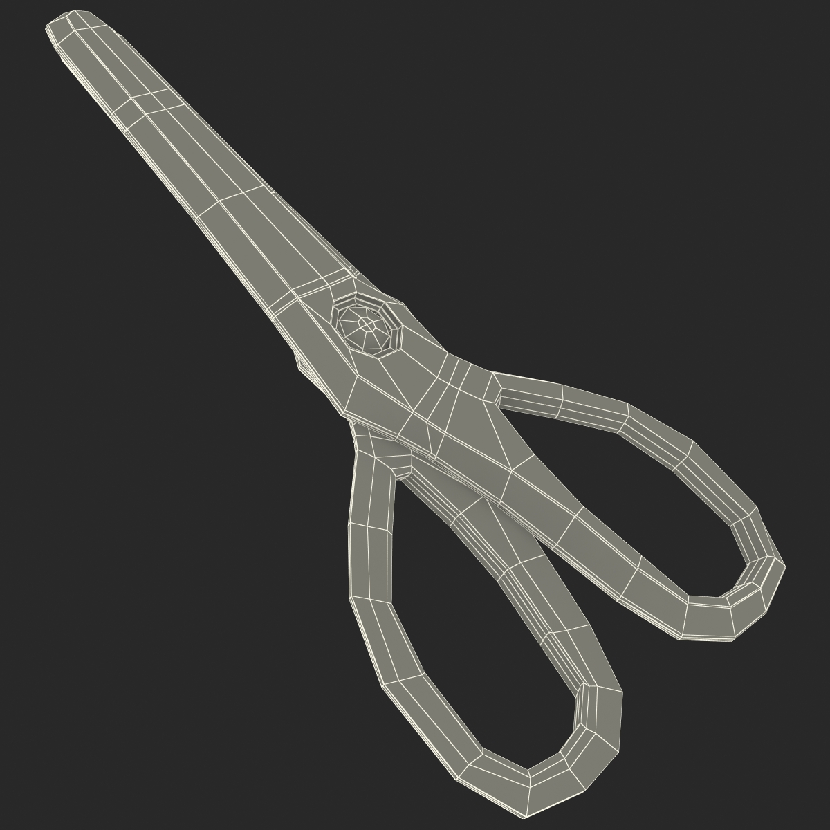 3D model Scissors 3 Blue