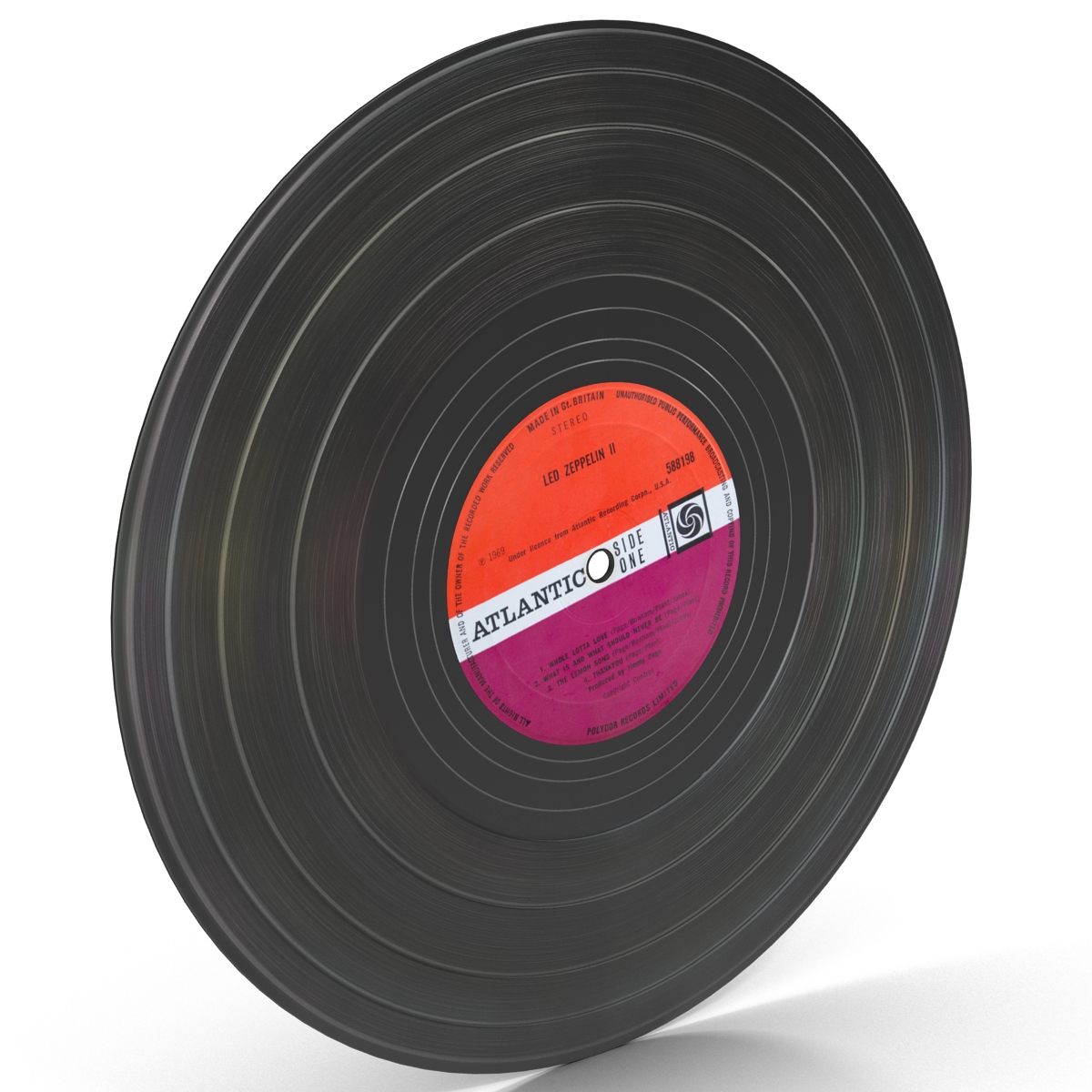 Vinyl 3D model