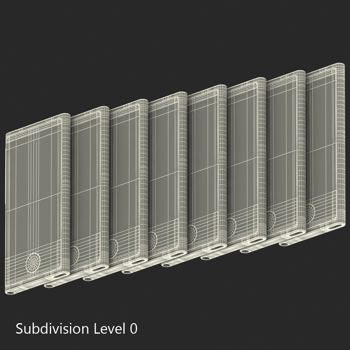 3D iPod Nano Set model