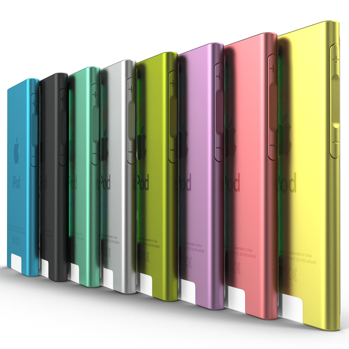 3D iPod Nano Set model