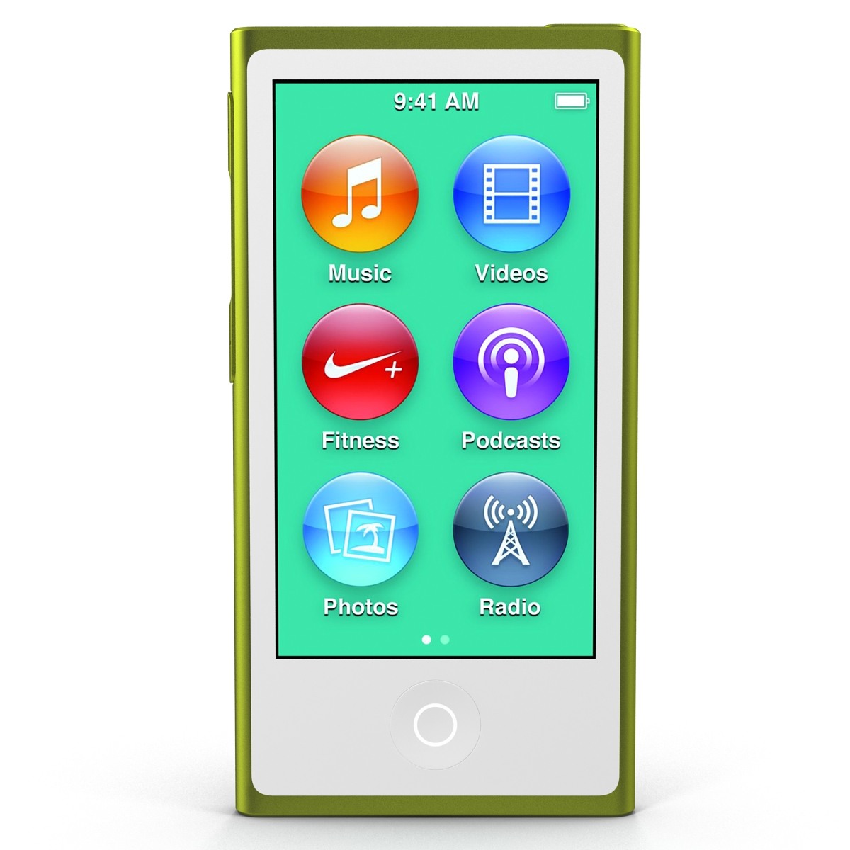 3D iPod Nano Set model