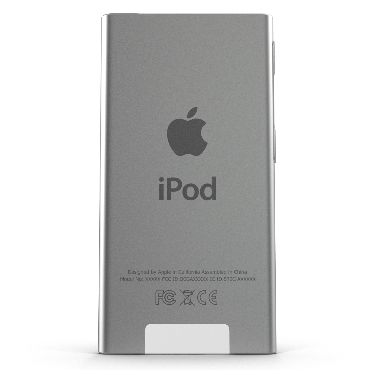 3D iPod Nano Set model