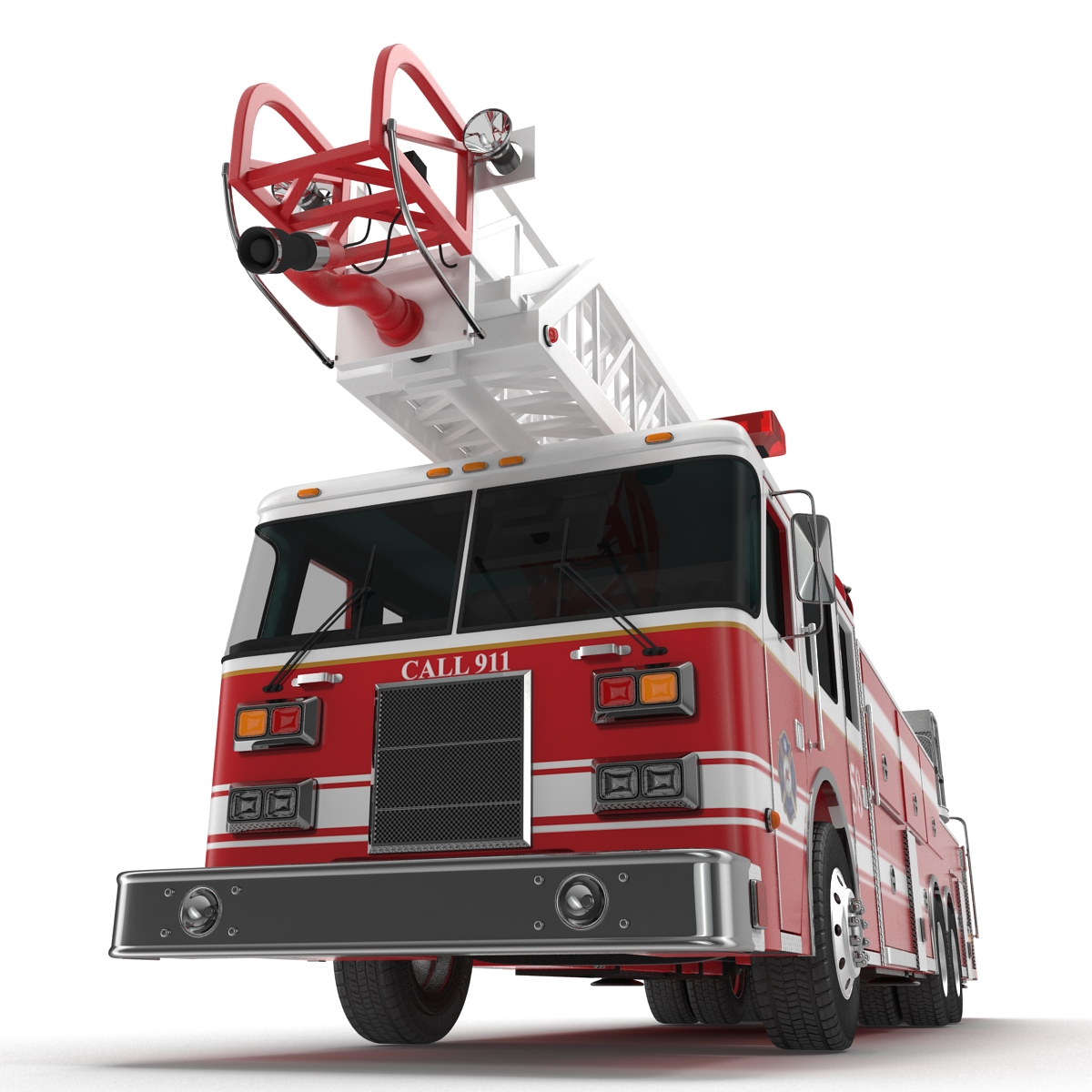 Ladder Fire Truck 3D