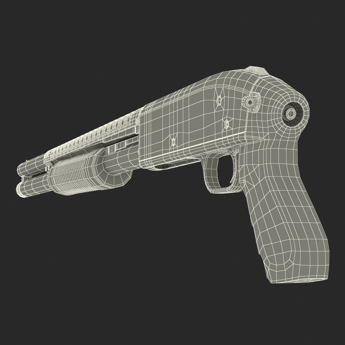 Shotgun 3D model