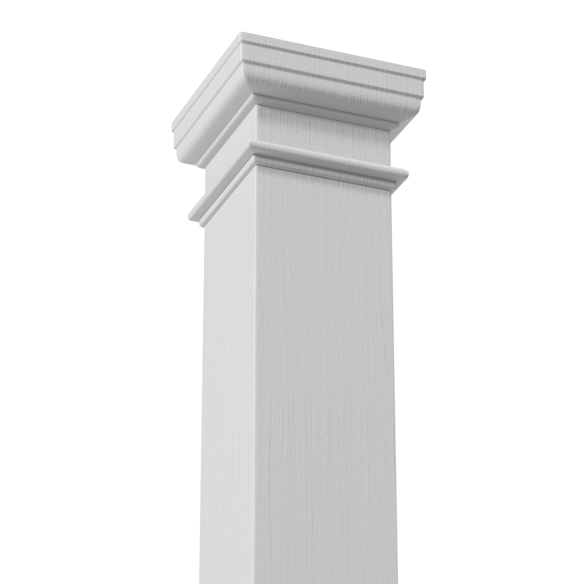 Smooth Modern Column and Capital 3 3D model