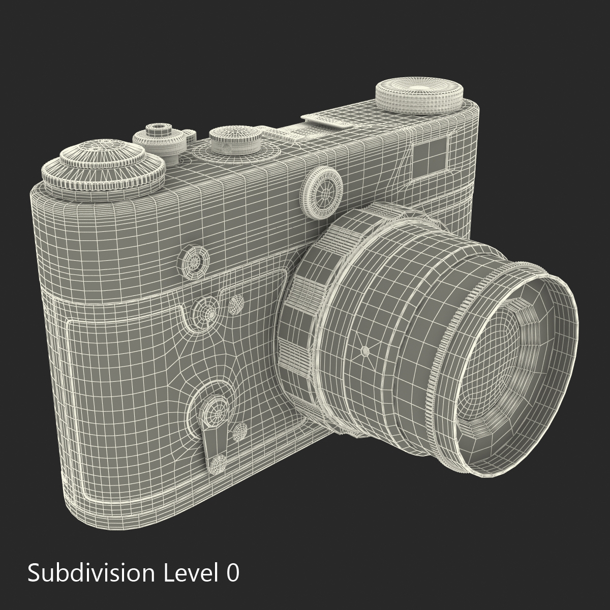 Vintage Film Camera 3D model