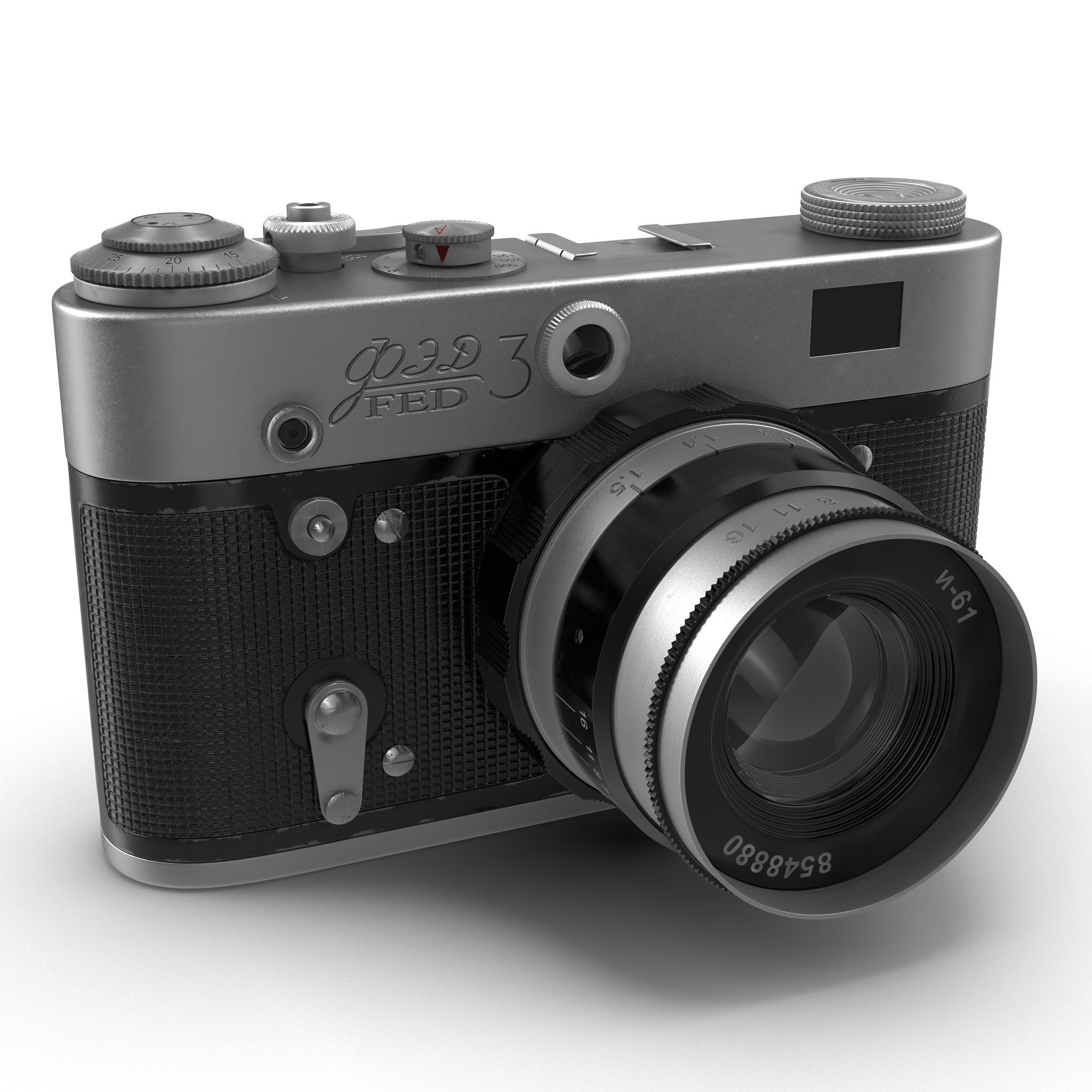 3D model Vintage Film Camera Fed 3