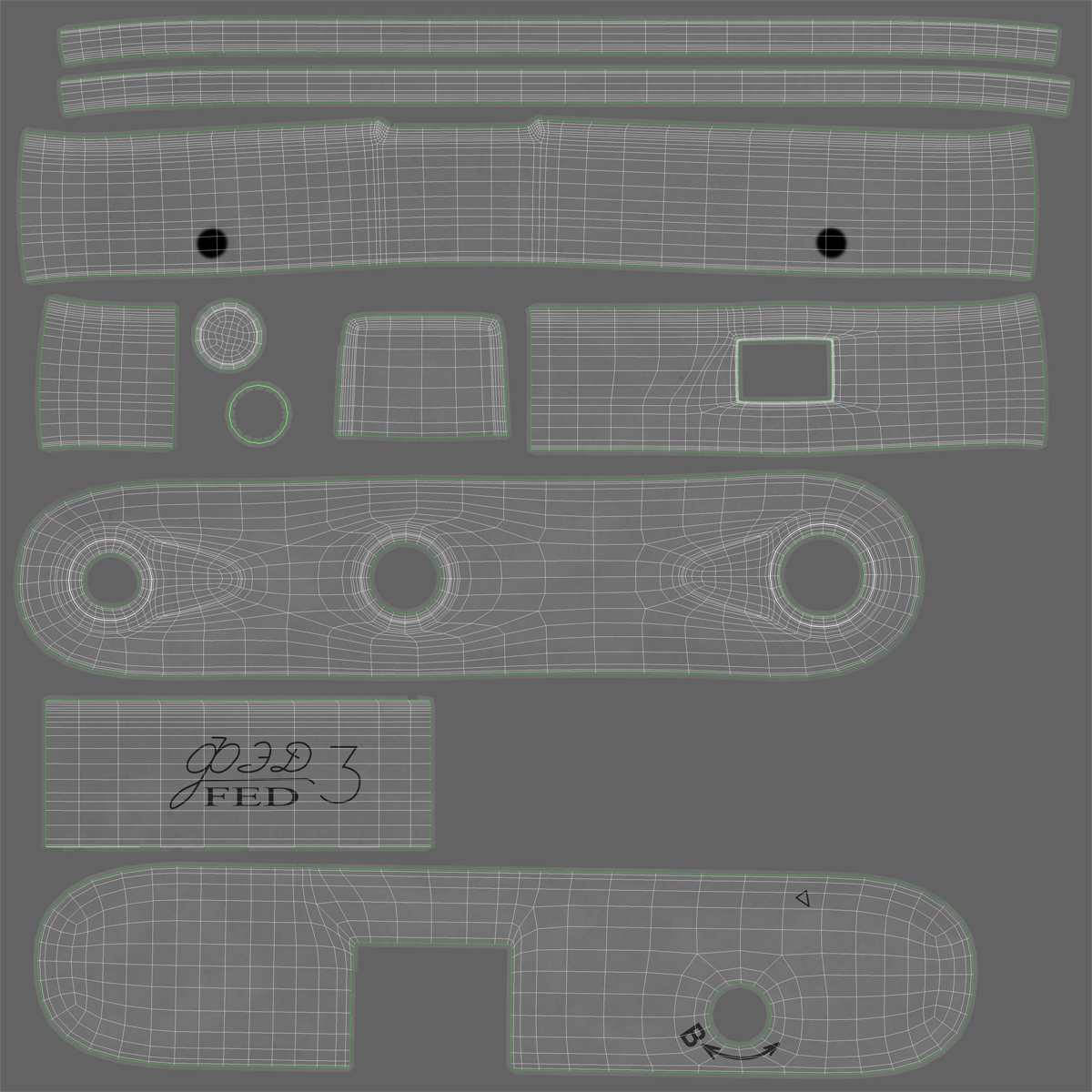 3D model Vintage Film Camera Fed 3