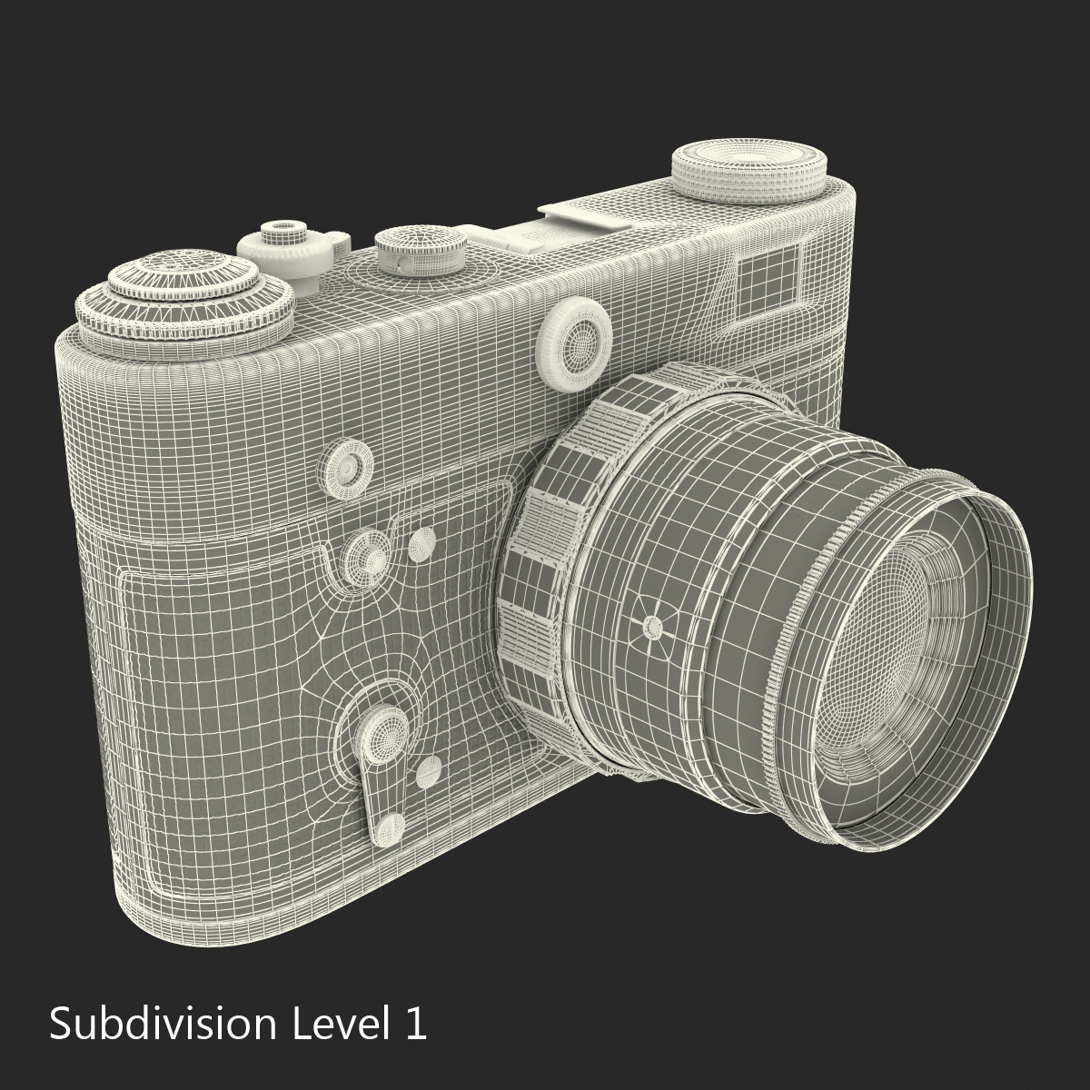 3D model Vintage Film Camera Fed 3